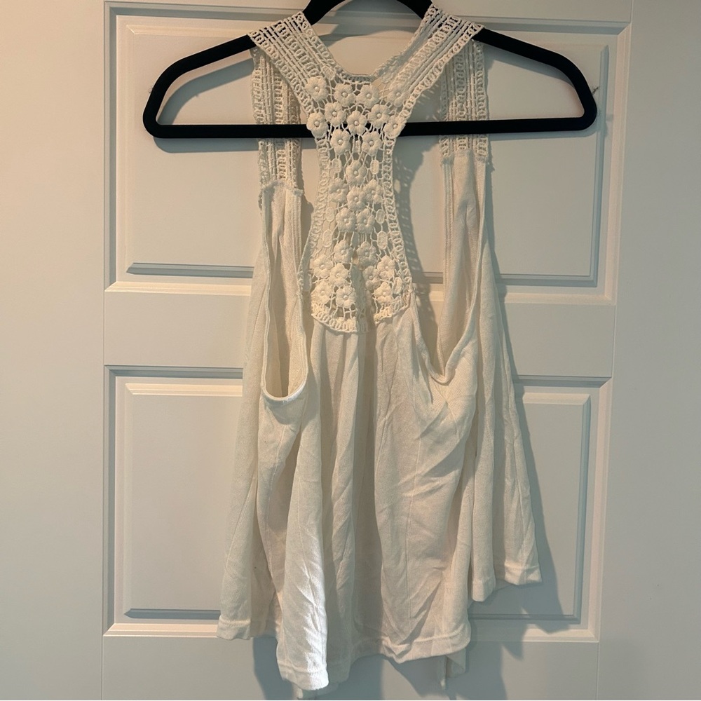 Elegant White Asymmetrical Blouse with Bib Collar - Picture 2 of 7